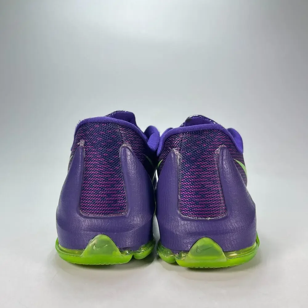 Nike KD 8 Suit Court Purple Green Strike Basketball Shoes 800259-535 Youth Sz 6